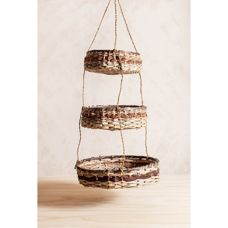 3 tiered hanging planter 3 Tier Hanging basket