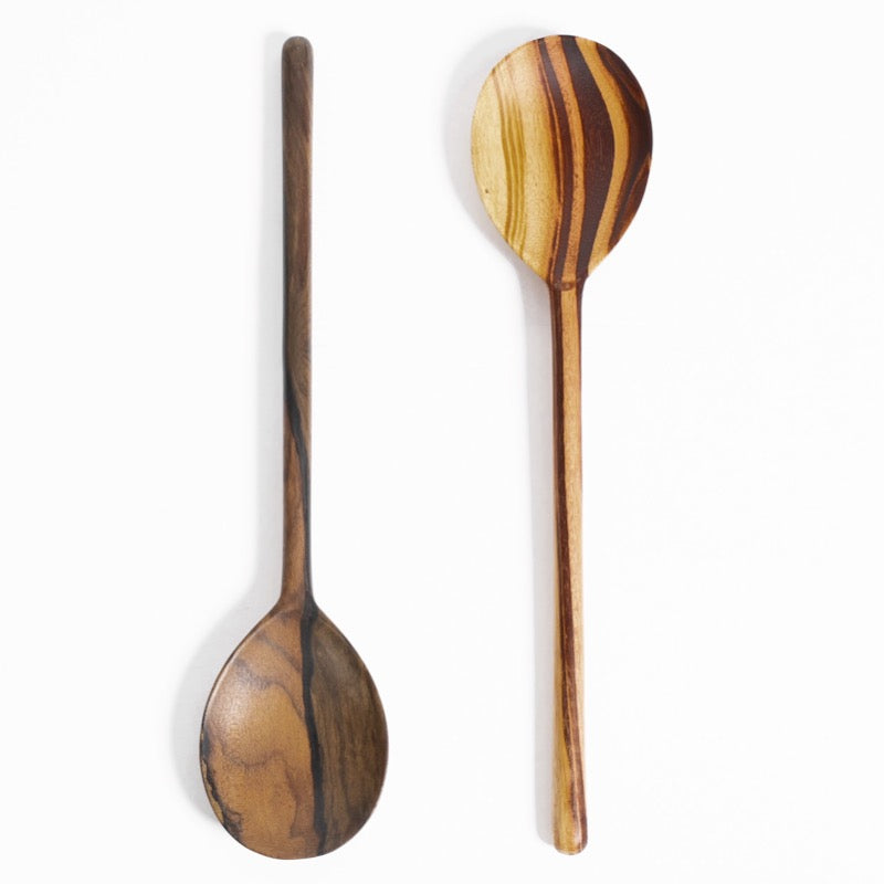 Exotic Wood Oval Spoon